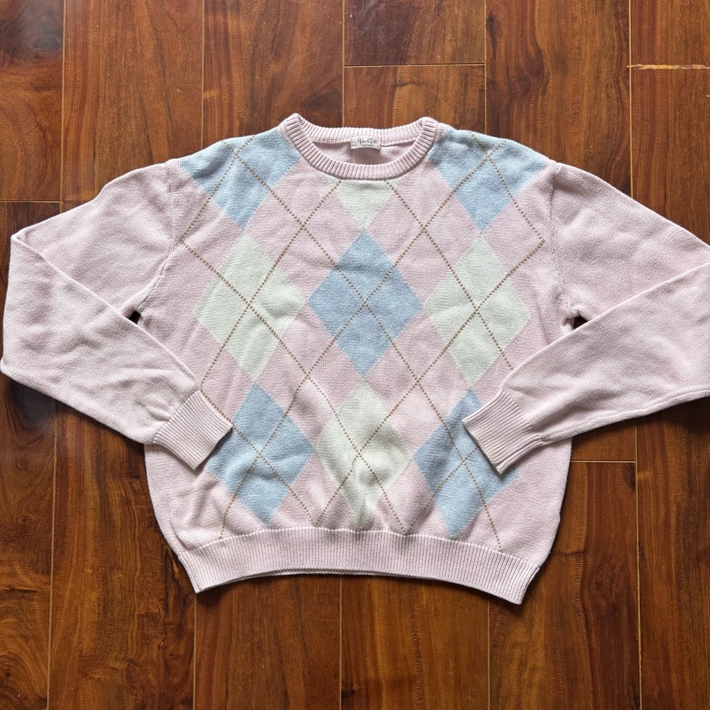 Brandy Melville Argyle Sweater